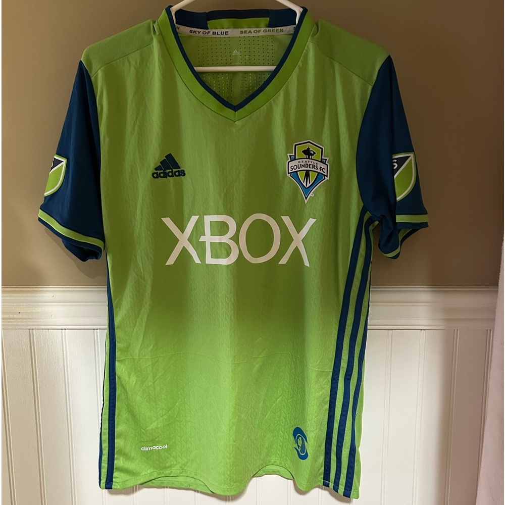 Men's Seattle Sounders FC Dempsey adidas 2018 Primary Replica Player Jersey